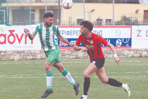 Στιγμιότυπο από το παιχνίδι του Γιούχτα με το Κερατσίνι