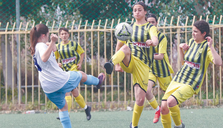  Φάση από το ματς Ν. Εργοτέλη-Χανιά