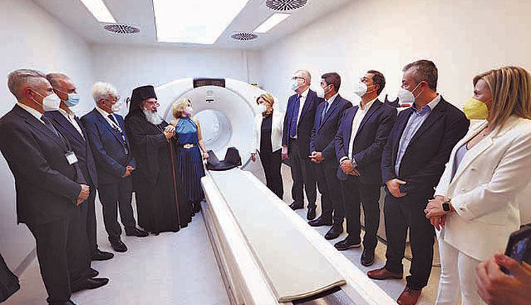 Στιγμιότυπο από τα εγκαίνια του PET/CT