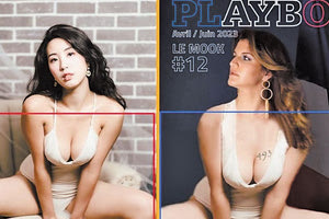 Με αφορμή την πραγματική είδηση ότι η Μαρλέν Σιαπά, υφυπουργός της γαλλικής κυβέρνησης, φωτογραφήθηκε για το περιοδικό Playboy και έδωσε μακροσκελή συνέντευξη για το έργο της, κυκλοφόρησε δήθεν ως πραγματικό εξώφυλλο του περιοδικού μια εικόνα με τη Σιαπά ντυμένη πολύ αποκαλυπτικά.