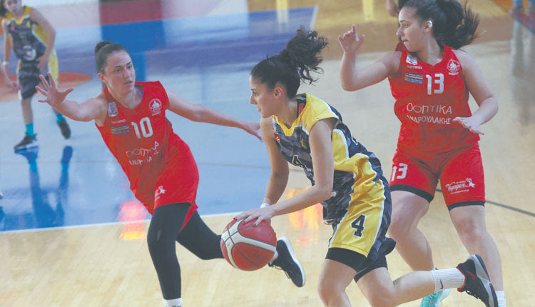 Φάση από το παιχνίδι γυναικών Εργοτέλης-Αρκάδι