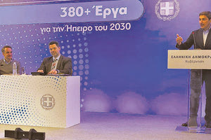 Όχι μόνο παρακολουθεί τα αθλητικά, αλλά στα Γιάννενα έριξε και το καρφί του ο πρωθυπουργός Κυριάκος Μητσοτάκης κατά την παρουσίαση του Αναπτυξιακού Σχεδίου Περιφέρειας Ηπείρου «380+ Έργα για την Ήπειρο του 2030».