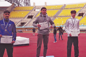 Από τις απονομές των σχολικών αγώνων