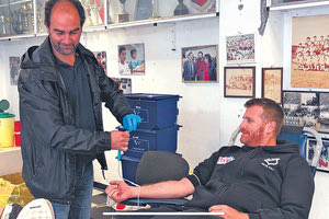 Από την αιμοδοσία του Ερασιτέχνη ΟΦΗ