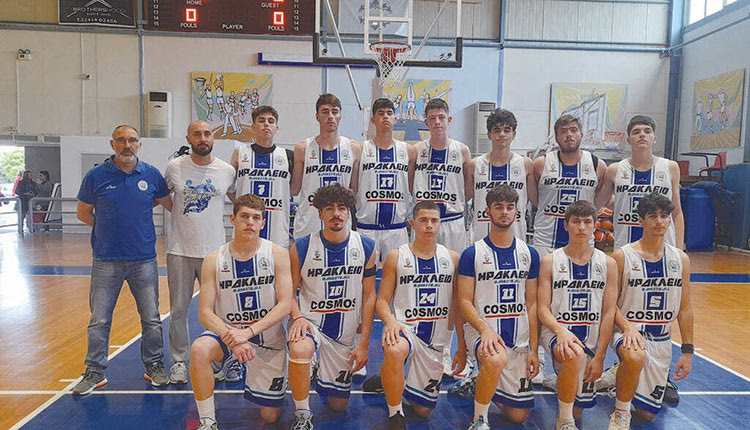 Οι έφηβοι του «Ηράκλειο» ΟΑΑ που ξεκίνησαν με ήττα τα τελικά του πανελληνίου