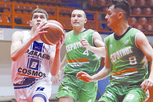 Ο Κανατάκης του «Ηράκλειο» σε φάση από το χθεσινό παιχνίδι