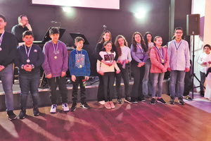 Σκακιστές και σκακίστριες του ΟΦΗ που τιμήθηκαν στην εκδήλωσή του