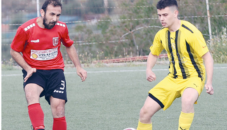 Στιγμιότυπο από τη νίκη της Μινωικής κόντρα στον ΠΑΝΟΜ.