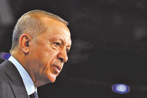 Ο Τούρκος πρόεδρος εμφανίσθηκε χθες στην τηλεδιάσκεψη με τον Βλαντίμιρ Πούτιν για τα εγκαίνια του πυρηνικού σταθμού στο Ακούγιου.