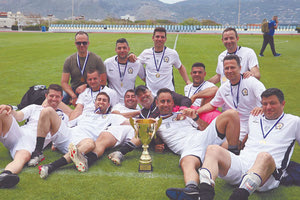 Η ομάδα των Αστυνομικών Κρήτης που κέρδισε το τουρνουά