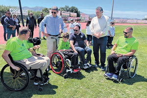 Ιδιαίτερη επιτυχία γνώρισε το Παραολυμπιακό Πανόραμα που διοργανώθηκε για 2η σερί χρονιά στο Δημοτικό Στάδιο Μοιρών «Μανώλης Στεφανουδάκης», όπου συμμετείχαν 10 σχολεία με 500 μαθητές-τριες από την ευρύτερη περιοχή της Μεσσαράς.