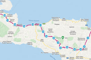 γυροσ της ελλαδας - διαδρομη στην κρητη