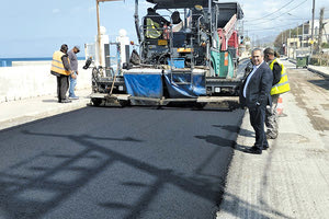 Ο αντιπεριφερειάρχης Τεχνικών Έργων της Περιφέρειας Νίκος Σκουλάς