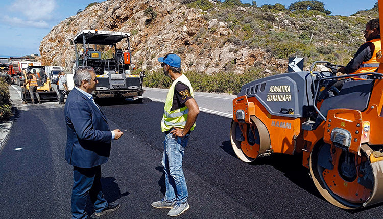 Aσφαλτόστρωση Ρεθύμνο Νίκος Σκουλάς