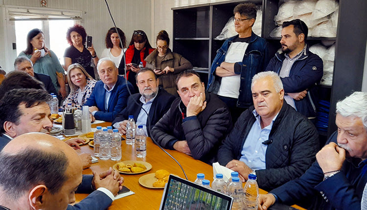 Αυτοψία έργων του νέου αεροδρομίου