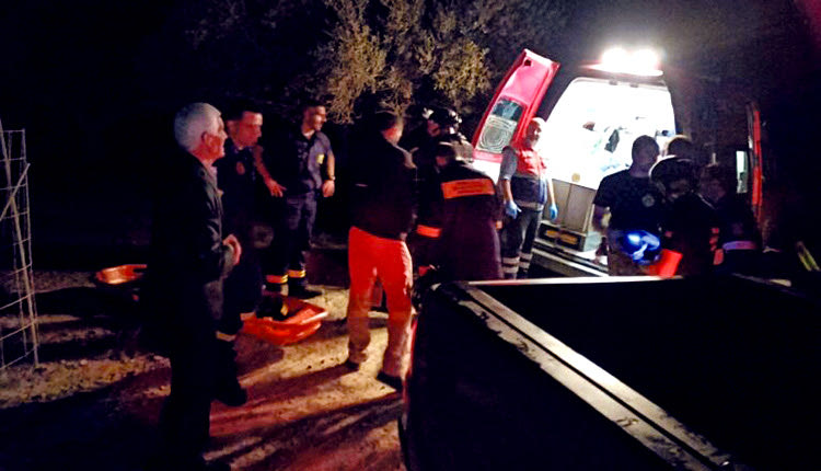επιχείρηση διάσωσης από πεζοπόρο τμήμα της Πυροσβεστικής