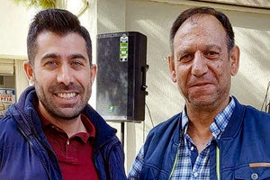 Οι Γιώργος Μακράκης και Γρηγόρης Γιαμαλάκης