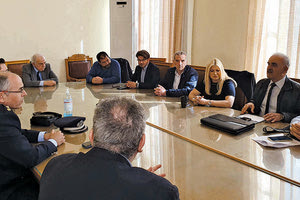 ΟΕΒΕΝΗ με τον δήμαρχο Ηρακλείου κ. Βασίλη Λαμπρινό