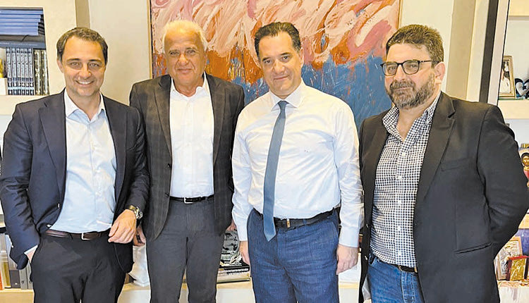 Συνάντηση με τον Άδωνη Γεωργιάδη ο πρόεδρος της ΔΕΥΑ Ηρακλείου 