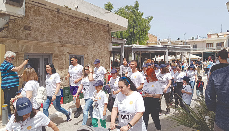 Στιγμιότυπα από τον φιλανρωπικό αγώνα που έγινε στο Τυμπάκι
