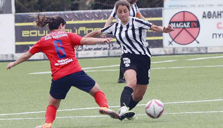 Στιγμιότυπο από το παιχνίδι του ΟΦΗ με τα Τρίκαλα