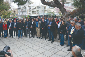 Από τη συγκέντρωση στο Εργατικό Κέντρο Ηρακλείου