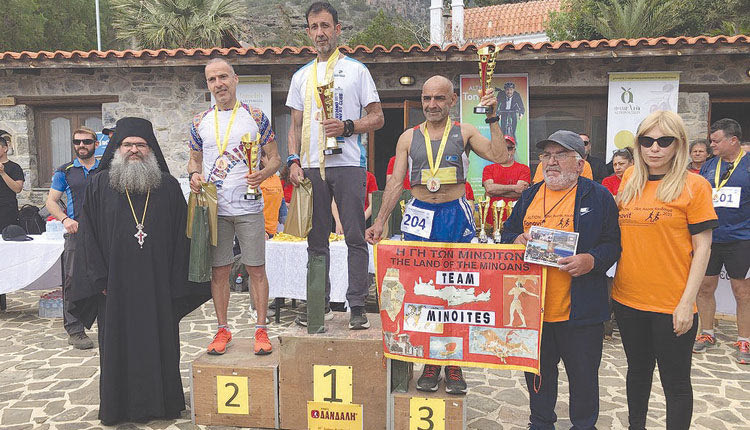  Οι τρεις πρώτοι στους Άνδρες