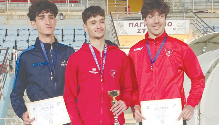  Ηρακλειώτες αθλητές στο βάθρο των νικητών 