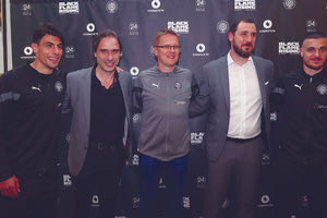 Οι κ. Πουρσανίδης, Νταμπράουσκας, Λυσάνδρου με τους Βούρο και Τσιλιανίδη στο Τεχνόπολις