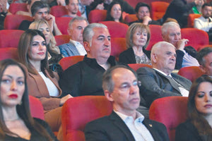 Οι κ. Μπούσης, Μελισσανίδης, Μαυρωτάς στη χθεσινή προβολή