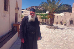 Ο ηγούμενος της Μονής Οδηγητρίας Παρθένιος Βουλγαράκης