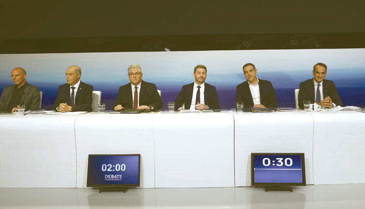 Κερδισμένοι θεωρούν όλοι οι πολιτικοί αρχηγοί ότι βγήκαν από το debate.