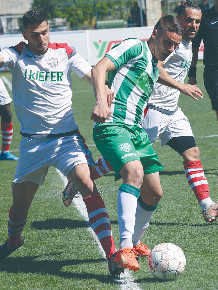 Φάση από το παιχνίδι του Γιούχτα με την Κοζάνη 