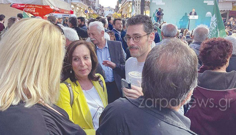 Και η Άννα Διαμαντοπούλου στην ομιλία Ανδρουλάκη στα Χανιά 