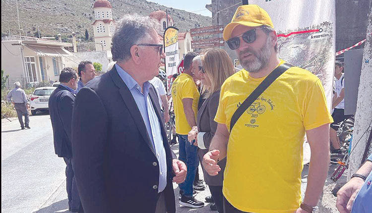 Ο κ. Φραγκάκης στους αγώνες