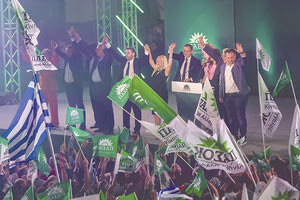 Μήνυμα νίκης από το «κάστρο της Δημοκρατίας» έστειλε ο Νίκος Ανδρουλάκης