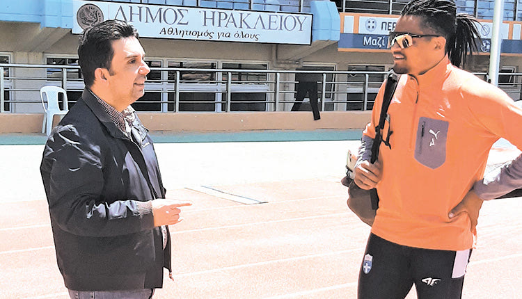 Την επιθυμία του ν’ αγωνιστεί στο Ηράκλειο εξέφρασε ο Εμμανουήλ Καραλής στον συντάκτη της «Π» Μαρίνο Βασιλάκη