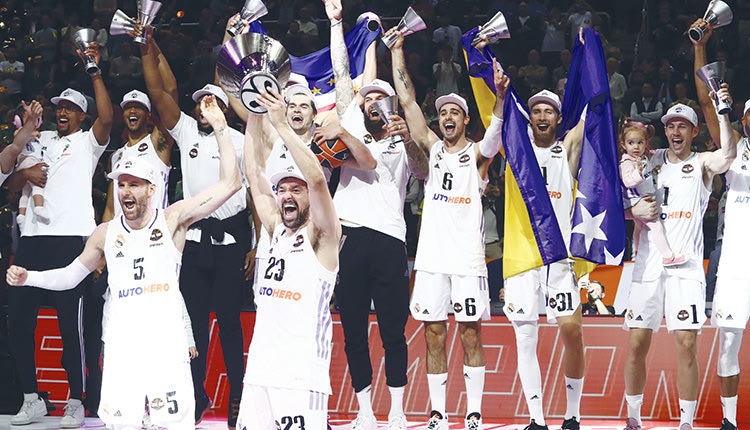 οι παίκτες της Ρεάλ στην κορυφή της Ευρώπης