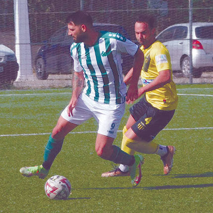 Ο Καϊμακαμούδης σε φάση από το χθεσινό ματς 