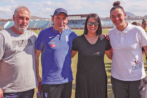 Από αριστερά οι κ. Παπαγγελής, Παπακώστας, Φινοκαλιώτη και Σιδερά