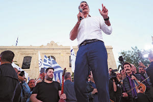 …ΑΛΛΑ ΠΡΩΤΑ Η ΑΥΤΟΔΥΝΑΜΙΑ Καλύτερες μέρες για την Κρήτη υποσχέθηκε ο Μητσοτάκης