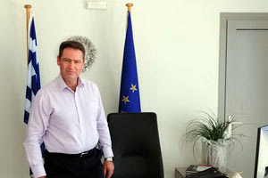 Ο δήμαρχος στη Χερσόνησο ο Γιάννης Σέγκος