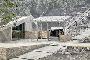 εγκατάσταση ανελκυστήρα σπηλαίου του Δικταίου 'Αντρου