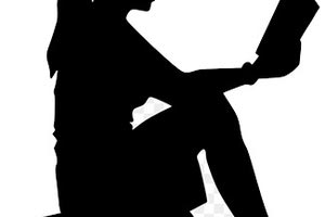 διαβάζει βιβλίο