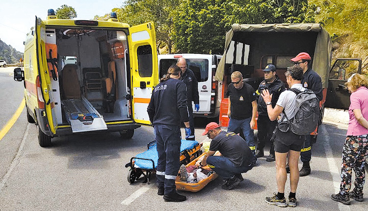 Έσωσαν γυναίκα στο φαράγγι της Ίμπρου