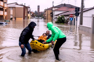 Φονικές πλημμύρες στην Εμίλια Ρομάνια