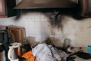 Φωτιά σε κουζίνα