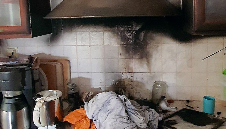 Φωτιά σε κουζίνα