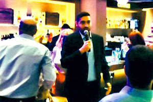 Ο Κωνσταντίνος Κεφαλογιάννης με παράγοντες του αθλητισμού