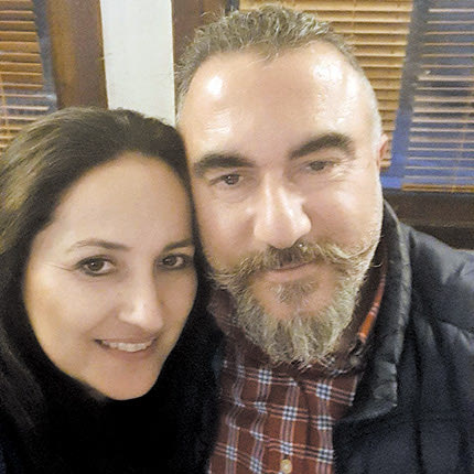 Ο Γιώργος Σπετσωτάκης και η Ελευθερία Βρέντζου